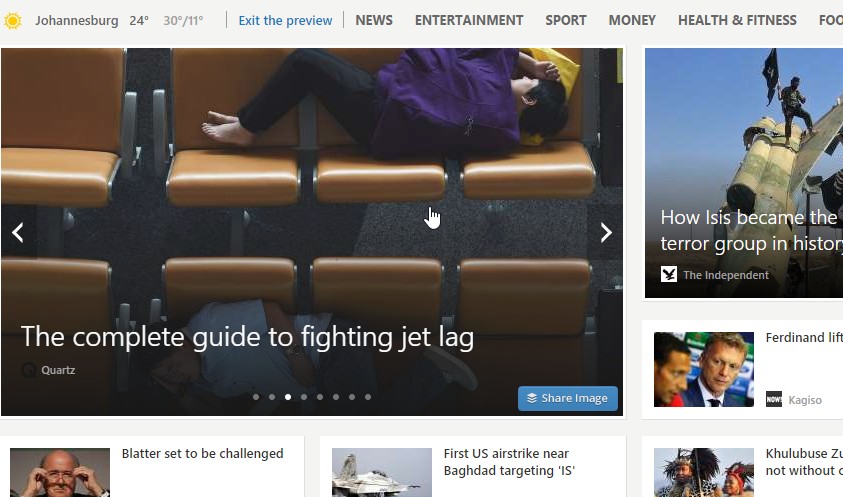 First look of new MSN South Africa