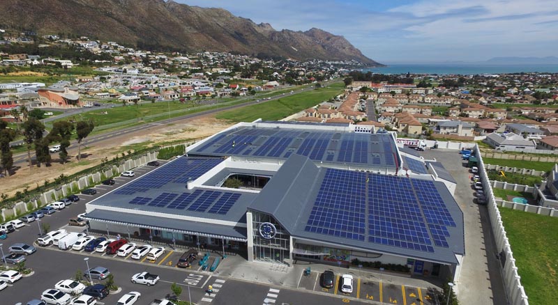 Gordon’s Bay Mall shines with rooftop solar